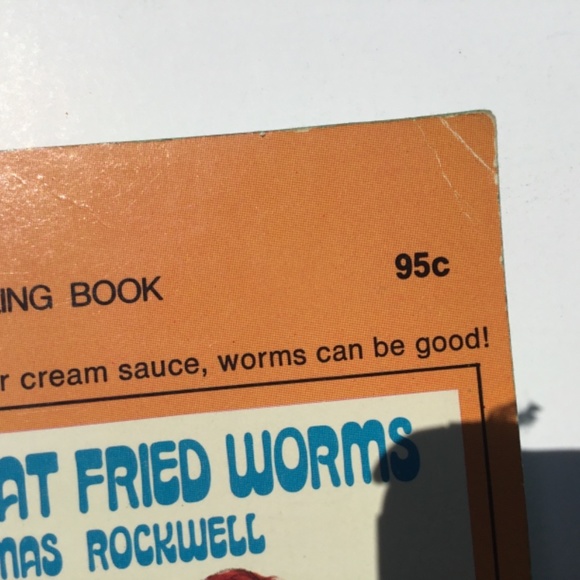 How to Eat Fried Worms Book Rockwell 1975 2nd - Picture 4 of 5